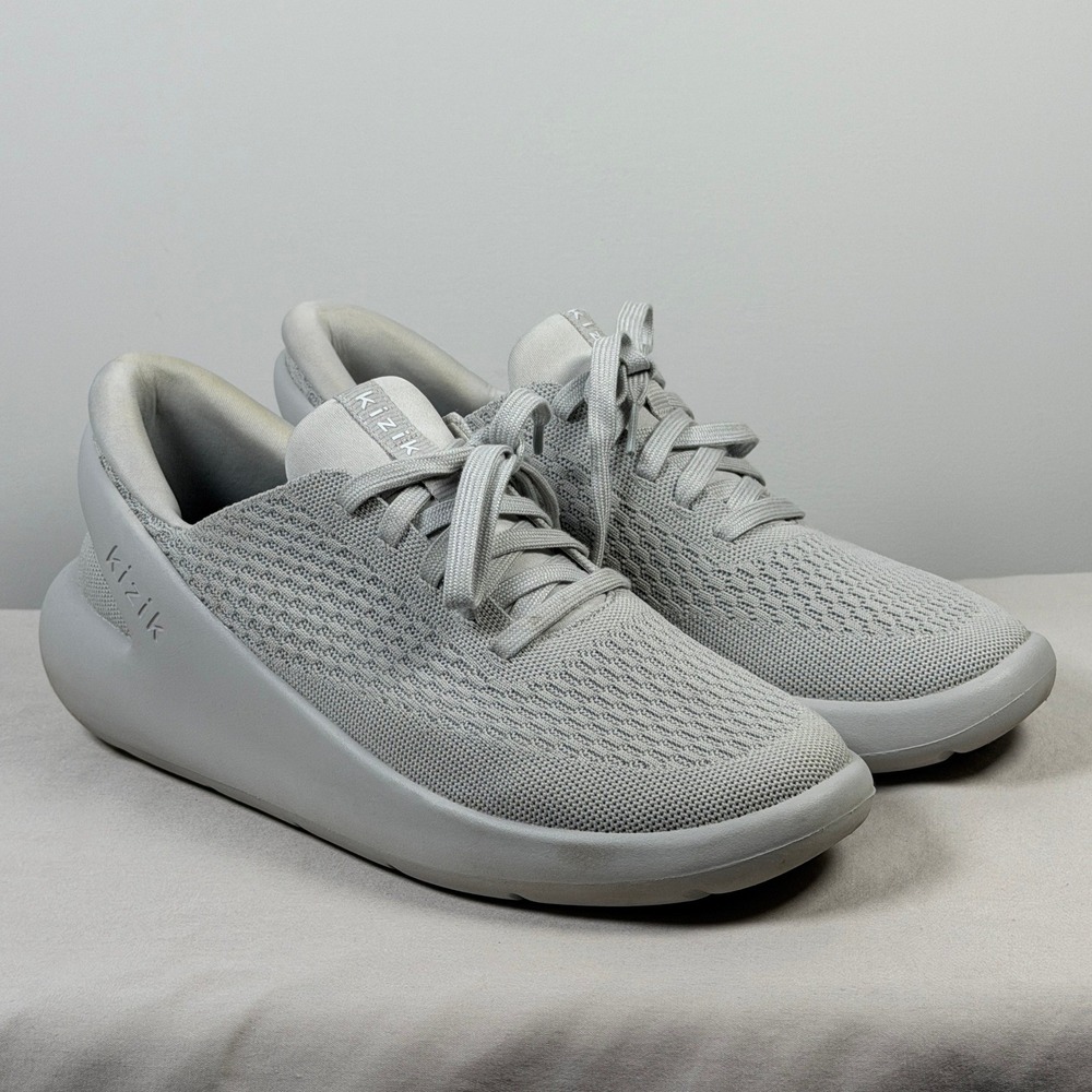 Kizik Lima Hands Free Gray Knit Sneakers Mens 9.5 K2FC DROALG03-1D